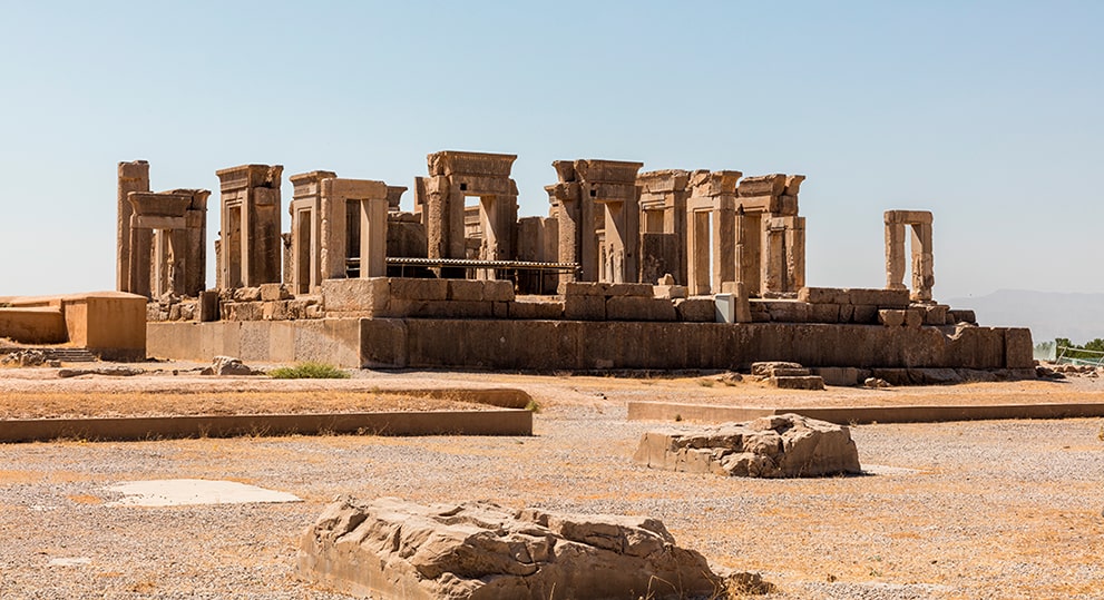 Vista general de la cuidad de Persépolis
