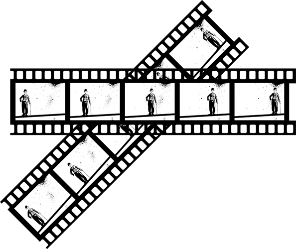 Cuadros de película cinematográfica con imágenes de Charles Chaplin