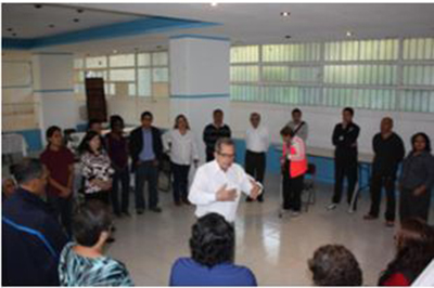 Fotografía tomada por Francisco Gómez para ilustrar la fase de integración del taller de valores.