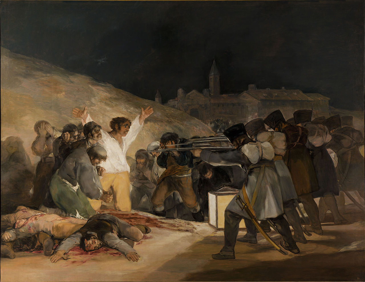 “Los fusilamientos del tres de mayo” de Francisco Goya