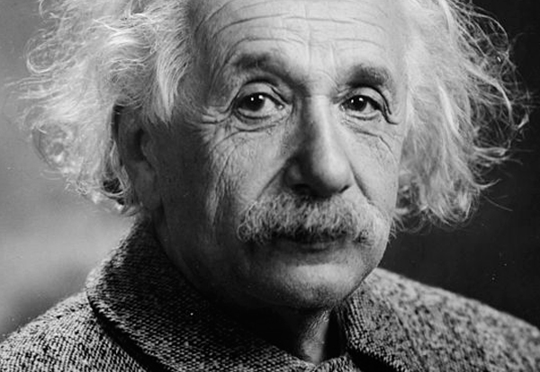Imagen del rostro de Albert Einstein