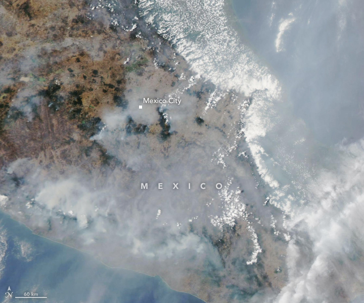 Ozono sobre la Ciudad de México