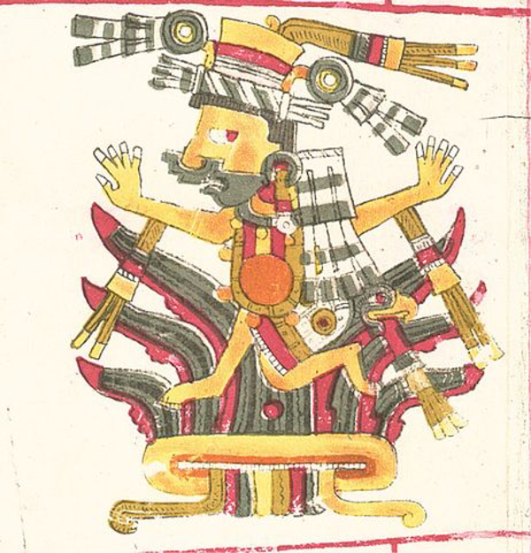 Pulque descrito en el Códice Borgia