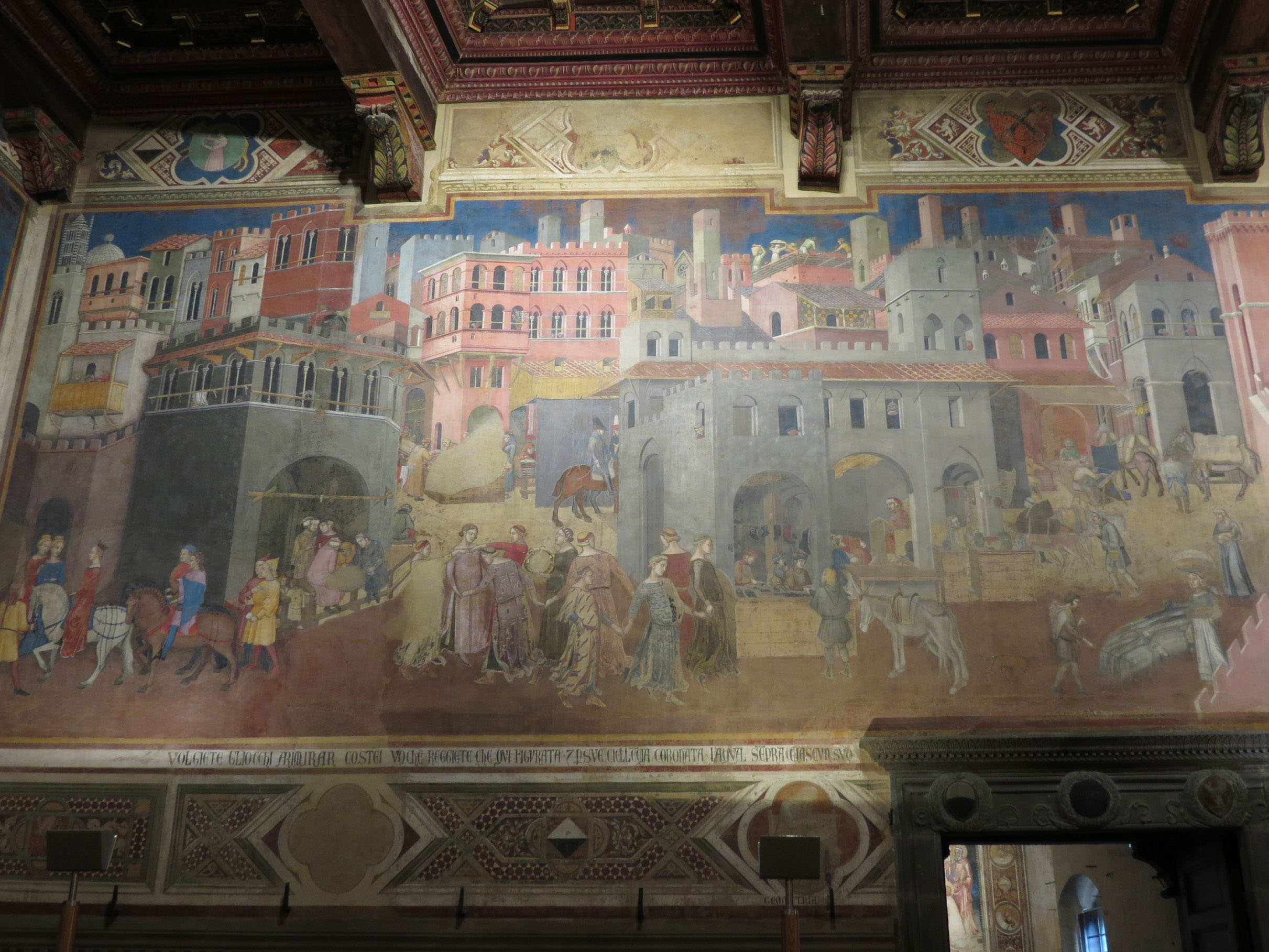 Ambrogio Lorenzetti. Lo conocido como gótico se trató en realidad de un renacimiento cultural y social