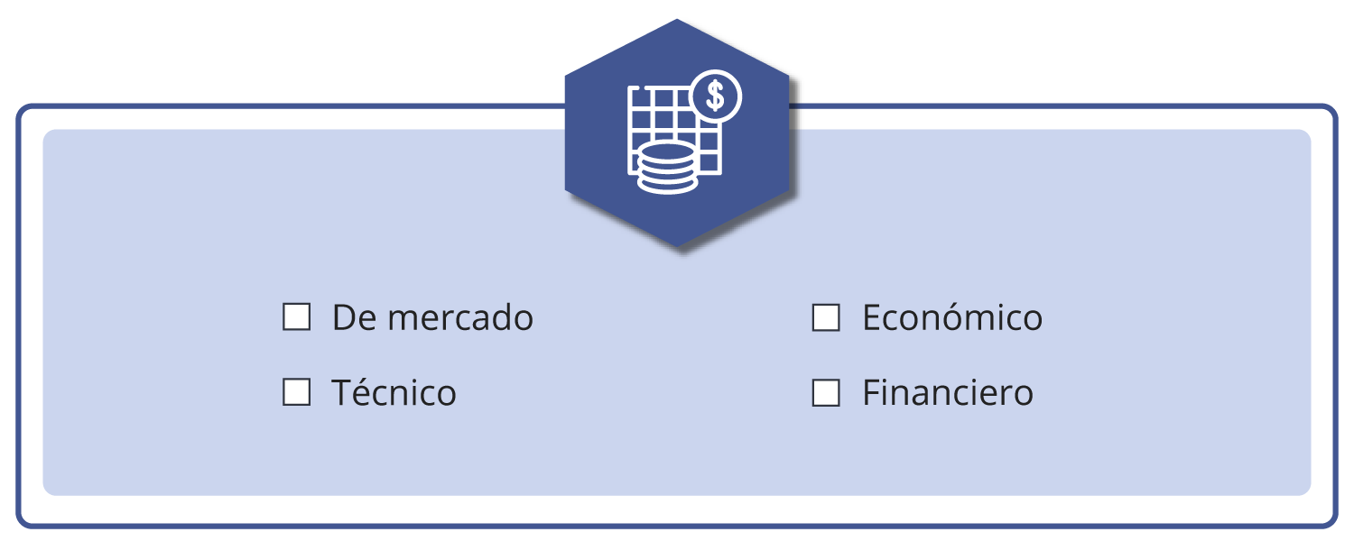 Lista de estudios a considerar para iniciar un proyecto de inversión