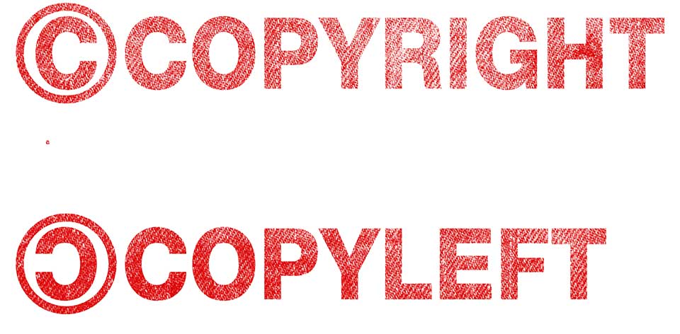 Logo copyright y copyleft