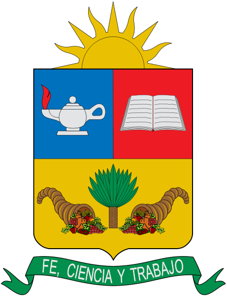 Escudo heráldico con uso simbólico de colores