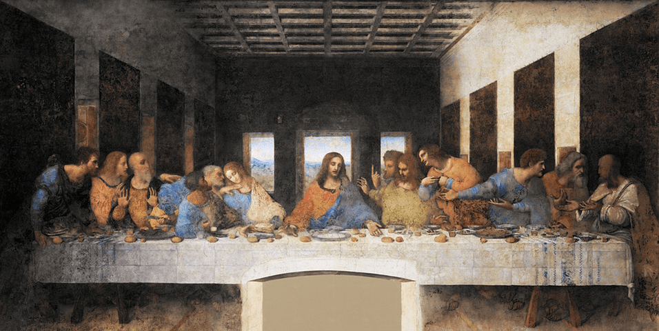 La última cena, Leonardo da Vinci (1519)