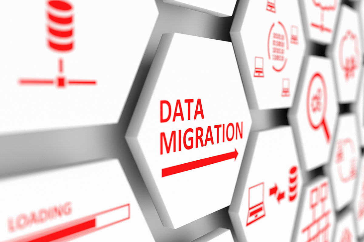 Ilustración de migración de datos